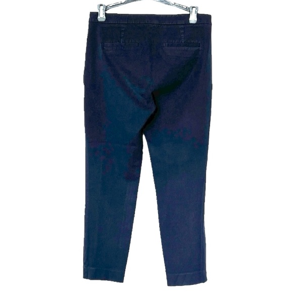 J Crew Martie Blue Stretch Cropped Pants Size 2 - Picture 7 of 14